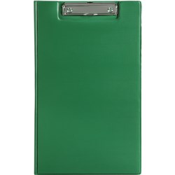 MARBIG PVC CLIPFOLDER FOOLSCAP GREEN
