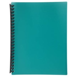 MARBIG DISPLAY BOOK A4 REFILLABLE 20 POCKET GREEN