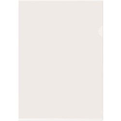 MARBIG ULTRA LETTER FILES A4 POLYPROPYLENE CLEAR PACK OF 10