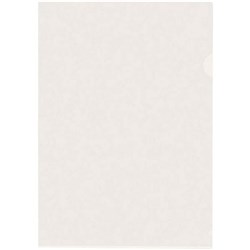 MARBIG LETTER FILES A4 POLYPROPYLENE CLEAR PACK OF 100