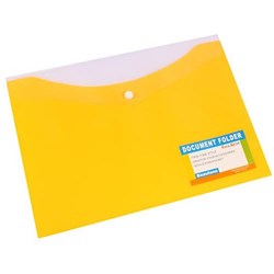 BANTEX DOCUMENT FOLDER A4 WITH BUTTON CLOSURE TROPICAL BANANA