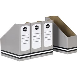 MARBIG STANDARD MAGAZINE HOLDERS 150W X 255D X 278MMH KRAFT PACK OF 4