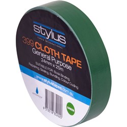 STYLUS 399 CLOTH TAPE 24MMX25M GREEN