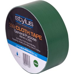 STYLUS 399 CLOTH TAPE 48MMX25M GREEN