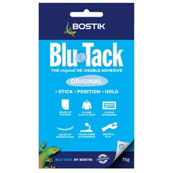 BOSTIK BLU-TACK 75GM BLUE COMPACT PACK