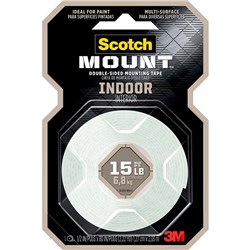 SCOTCH 110P MOUNTING TAPE 1.3CMX1.9M INDOOR STRIP
