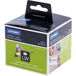DYMO 30324 LABELWRITER LABELS 54X70MM BADGE-PAPER WHITE BOX OF 320