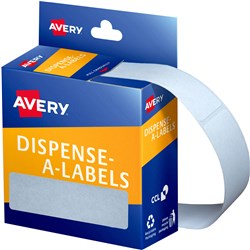 AVERY REMOVABLE DISPENSER LABELS 19X64MM RECTANGLE WHITE PACK OF 280