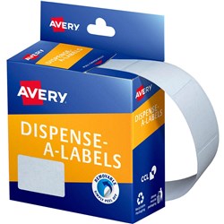AVERY REMOVABLE DISPENSER LABELS 24X32MM RECTANGLE WHITE PACK OF 420