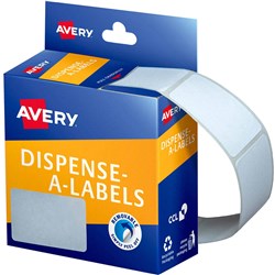AVERY REMOVABLE DISPENSER LABELS 35X49MM RECTANGLE WHITE PACK OF 220