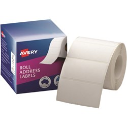 AVERY PERMANENT ADDRESS LABELS 70X36MM WRITE ON WHITE BOX OF 500