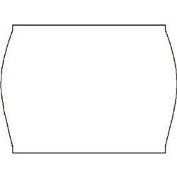 PRICING GUN LABELS WHITE REMOVABLE 22X16MM PACK OF 10