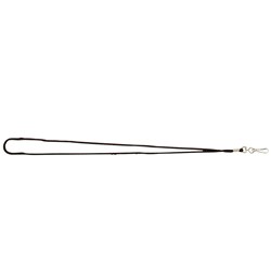 REXEL LANYARDS 510MM WITH SWIVEL CLIP BLACK PACK OF 10