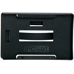 REXEL RIGID ID MULTI CARD HOLDERS LANDSCAPE OR PORTRAIT BLACK PACK OF 10