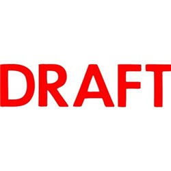 XSTAMPER STAMP CX-BN 1068 DRAFT RED