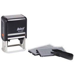 DESKMATE DIY STAMP KIT 6 LINES 3 & 4MM TEXT BLACK