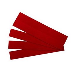 QUARTET MAGNETIC STRIPS 22 X 150MM RED PACK OF 25