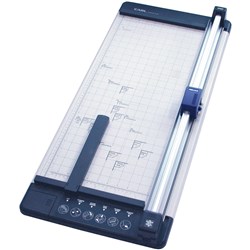 CARL DC250 PAPER TRIMMER A2 20 SHEET CAPACITY SLIVER/BLACK
