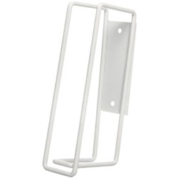 WALL BRACKET FOR 500ML SUNSCREEN PUMP BOTTLE WHITE