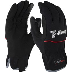 MAXISAFE G-FORCE RIGGER GLOVES SYNTHETIC SMALL BLACK
