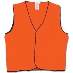 MAXISAFE HI-VIS DAY SAFETY VEST LARGE ORANGE
