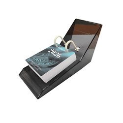 COLLINS DESK CALENDAR STAND WITH TOP PUNCH DAY TO A PAGE CALENDAR