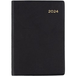 COLLINS BELMONT POCKET DIARY A7 DAY TO PAGE BLACK