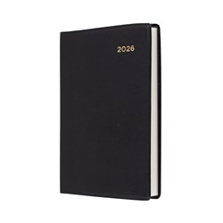 COLLINS BELMONT POCKET DIARY A7 2 DAYS TO PAGE BLACK