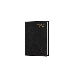 DEBDEN KYOTO DIARY A7 DAY TO PAGE BLACK