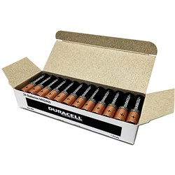 DURACELL COPPERTOP ALKALINE BATTERY SIZE AAA PACK OF 24