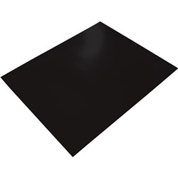 RAINBOW POSTER BOARD 510X640MM 400GSM BLACK PACK OF 10