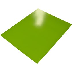 RAINBOW POSTER BOARD 510X640MM 400GSM LIME PACK OF 10
