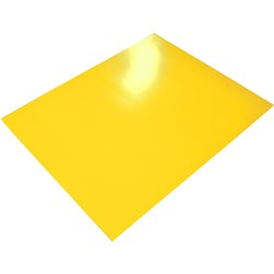 RAINBOW POSTER BOARD 510X640MM 400GSM YELLOW PACK OF 10