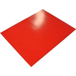 RAINBOW POSTER BOARD 510X640MM 400GSM RED PACK OF 10