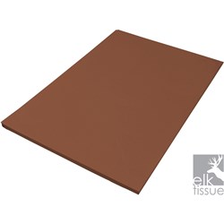 ELK TISSUE PAPER 500 X 750MM 17GSM CHOCOLATE BROWN 500 SHEETS REAM