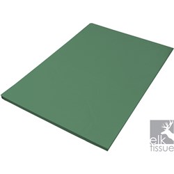 ELK TISSUE PAPER 500 X 750MM 17GSM HUNTER GREEN 500 SHEETS REAM