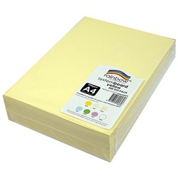 RAINBOW SYSTEM BOARD A4 200GSM YELLOW 200 SHEETS