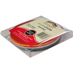 RAINBOW KINDER CIRCLES TISSUE PAPER 120MM 17GSM ASSORTED PACK OF 480