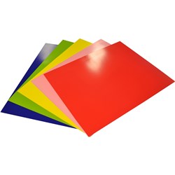 RAINBOW POSTER BOARD 510X640MM 400GSM DOUBLE SIDED ASSORTED PACK OF 10
