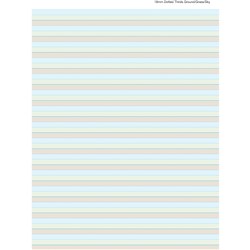 WRITER PREMIUM RULED PAD GROUND GRASS SKY A4 18MM DOTTED THIRDS 50 SHEET