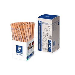 STAEDTLER NATURAL JUMBO TRIANGULAR PENCILS HB CUP OF 72