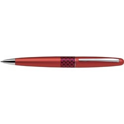 PILOT MR3 BALLPOINT PEN MEDIUM 1MM WAVE METALLIC RED BARREL BLACK INK