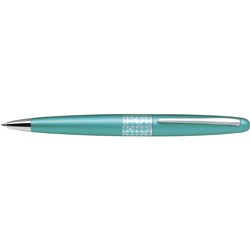 PILOT MR3 BALLPOINT PEN MEDIUM 1MM DOTS AQUA BARREL BLACK INK