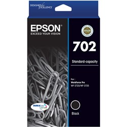 EPSON 702 DURABRITE ULTRA INK CARTRIDGE BLACK