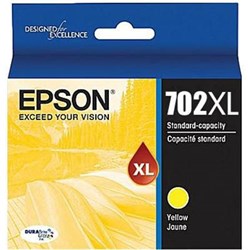 EPSON 702XL DURABRITE ULTRA INK CARTRIDGE HIGH YIELD YELLOW