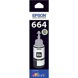EPSON T664 ECOTANK INK REFILL BOTTLE BLACK
