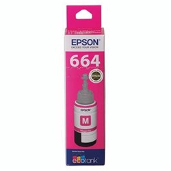 EPSON T664 ECOTANK INK REFILL BOTTLE MAGENTA