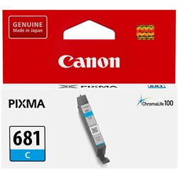 CANON PIXMA CLI681C INK CARTRIDGE CYAN