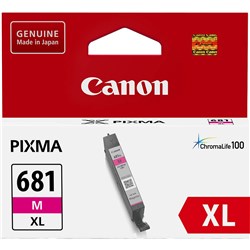 CANON PIXMA CLI681XLM INK CARTRIDGE HIGH YIELD MAGENTA