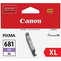 CANON PIXMA CLI681XLPB PHOTO INK CARTRIDGE HIGH YIELD BLUE